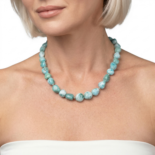 Larimar Edelsteinkette