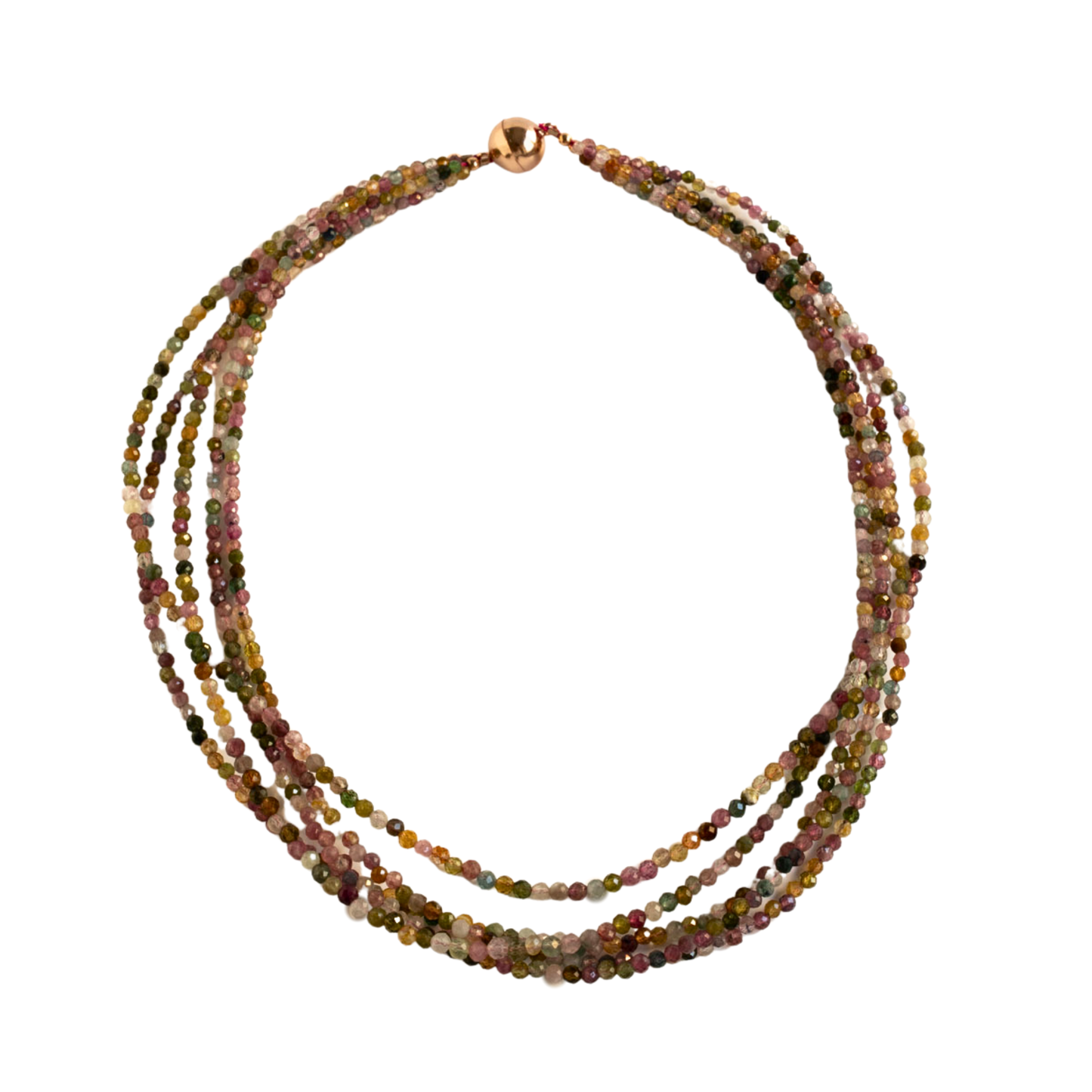 Turmalin Multi-Strang Kette