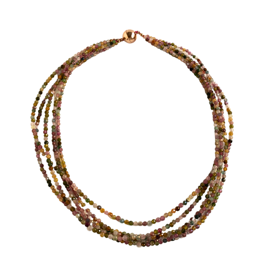 Turmalin Multi-Strang Kette