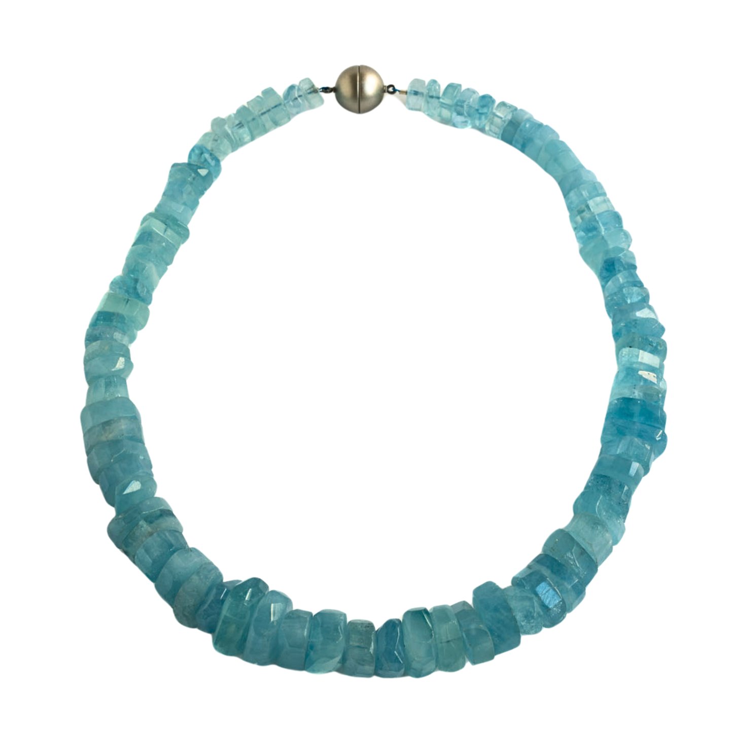 Aquamarin Edelsteinkette