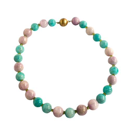 Beryll Aquamarin Kette