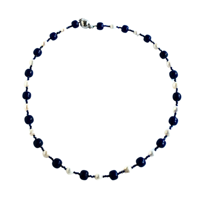 Lapis Lazuli Perlenkette