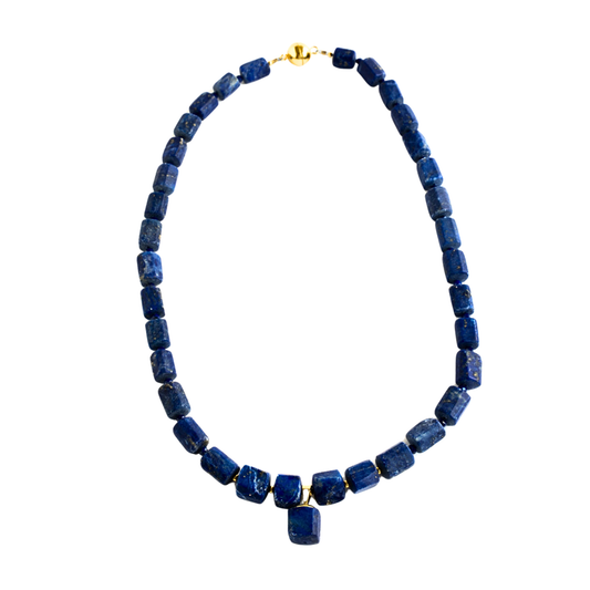 Lapis Lazuli Kette Matt