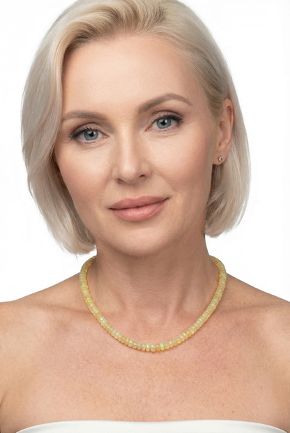 Opal Edelsteinkette