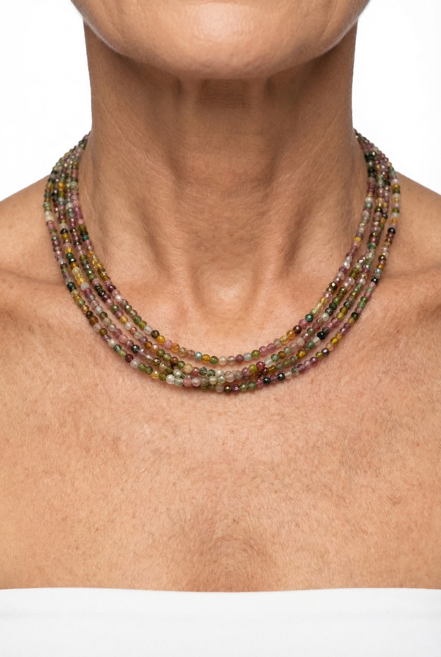 Turmalin Multi-Strang Kette