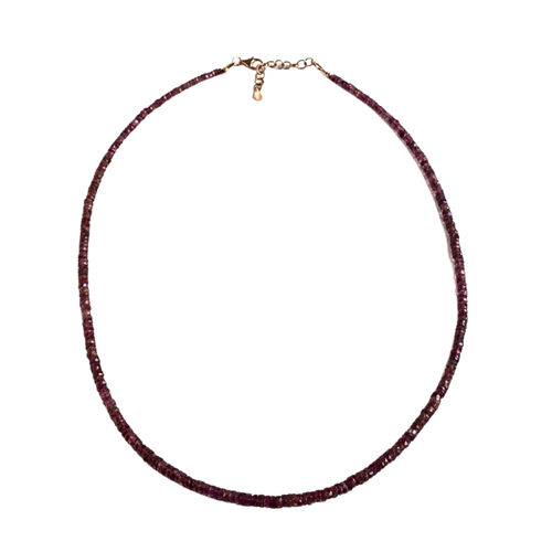 Rote Turmalin Edelsteinkette